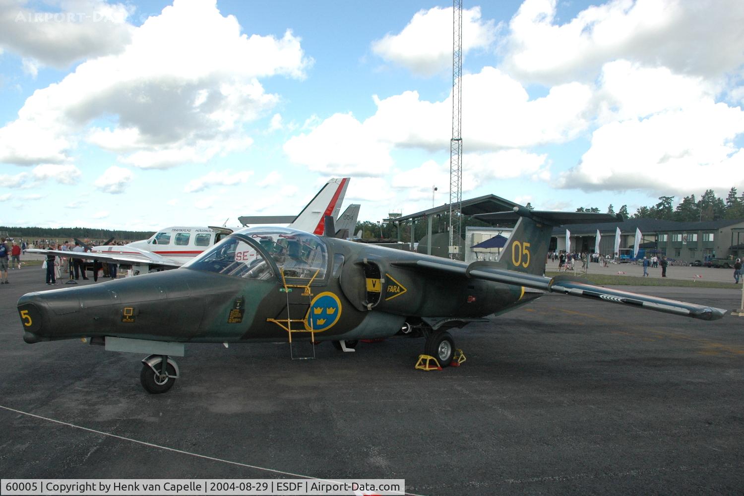 60005, Saab Sk.60C C/N 600-05, Saab Sk60C of the Swedish Air Force at Ronneby Air Base.