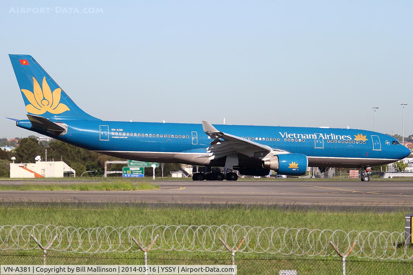 VN-A381, 2011 Airbus A330-223 C/N 1266, in from HAN via SGN