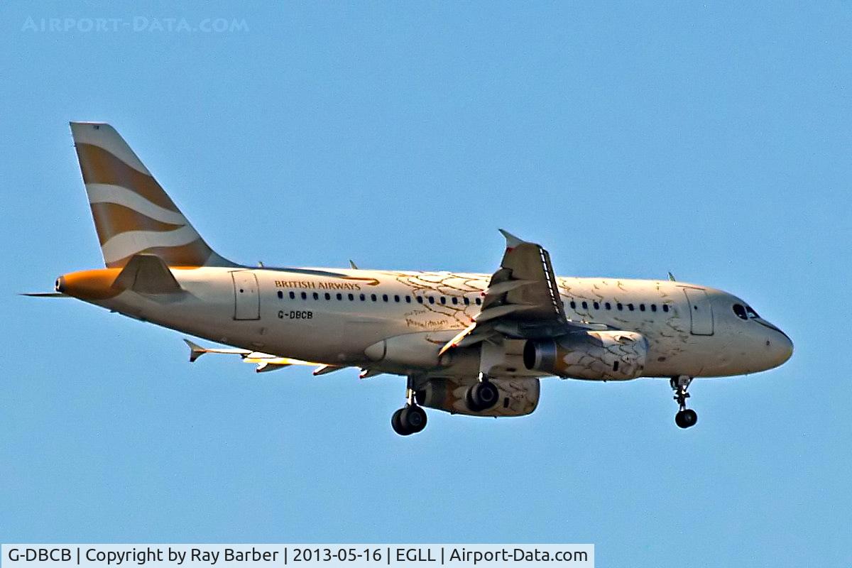 G-DBCB, 2004 Airbus A319-131 C/N 2188, G-DBCB   Airbus A319-131 [2188] (British Airways) Home~G 16/05/2013. On approach 27L.