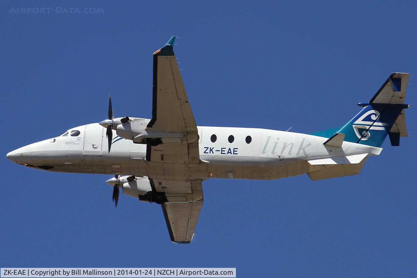 ZK-EAE, 2001 Beech 1900D C/N UE-428, up from 02