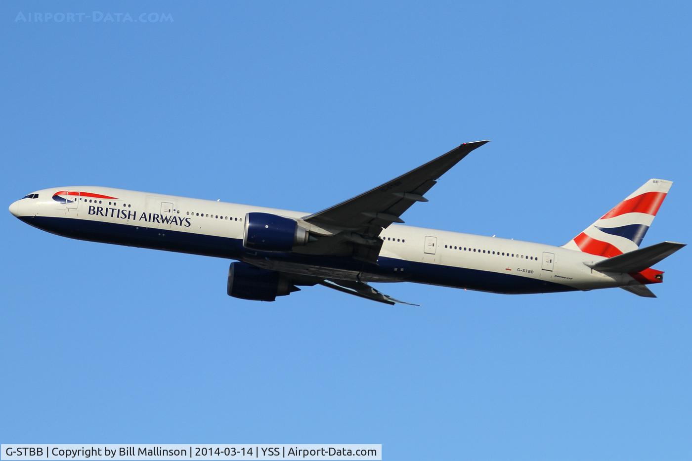 G-STBB, 2010 Boeing 777-36N/ER C/N 38286, away from 34L to SIN and LHR