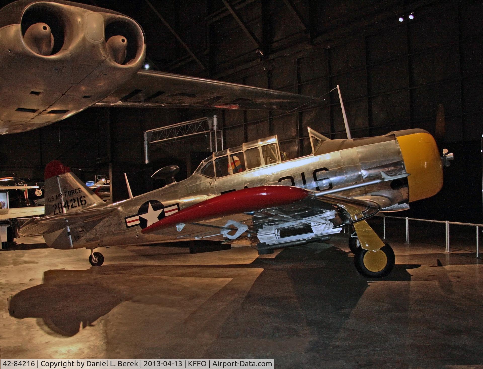 42-84216, 1942 North American AT-6D Texan C/N 88-15997, This aircraft was developed from the AT-6 trainer and used during the Korean War.