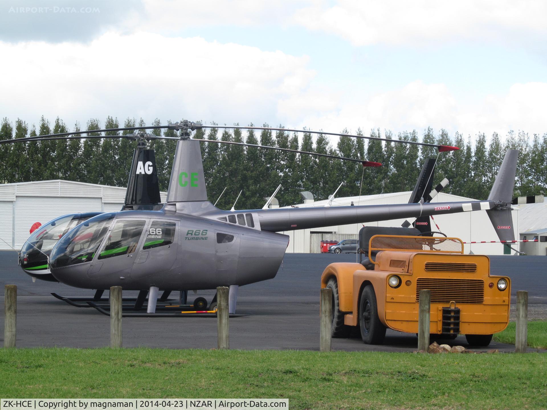ZK-HCE, Robinson R22 Beta C/N 1602, R66 c/n 0206