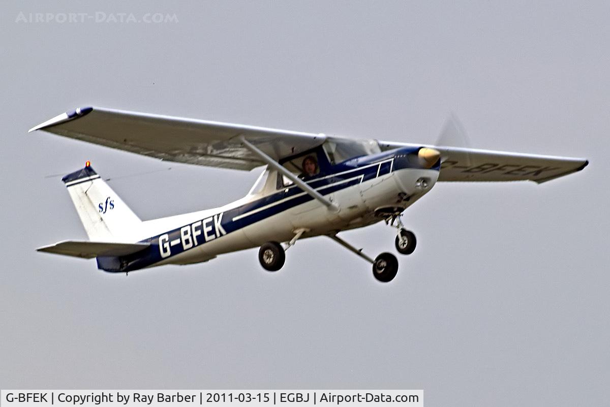 G-BFEK, 1977 Reims F152 C/N 1442, R/Cessna F.152 [1442] Staverton~G 15/03/2011