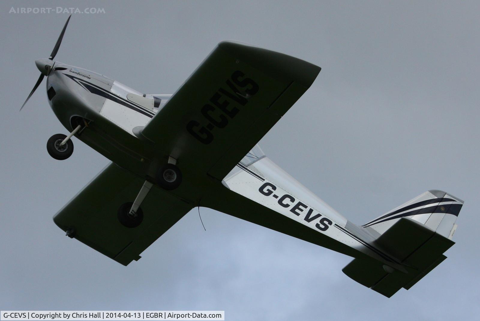 G-CEVS, 2007 Cosmik EV-97 TeamEurostar UK C/N 3102, at Breighton's 'Early Bird' Fly-in 13/04/14