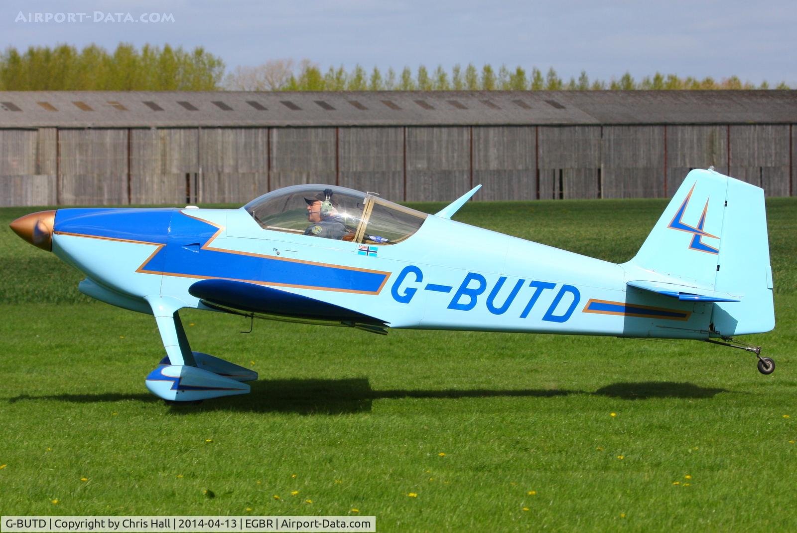 G-BUTD, 1993 Vans RV-6 C/N PFA 181-12152, at Breighton's 'Early Bird' Fly-in 13/04/14