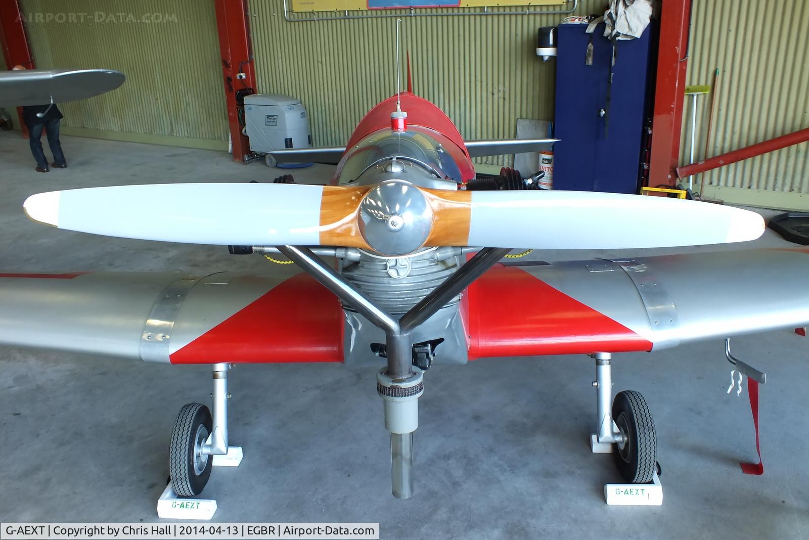 G-AEXT, 1937 Dart Kitten II C/N 123, at Breighton's 'Early Bird' Fly-in 13/04/14