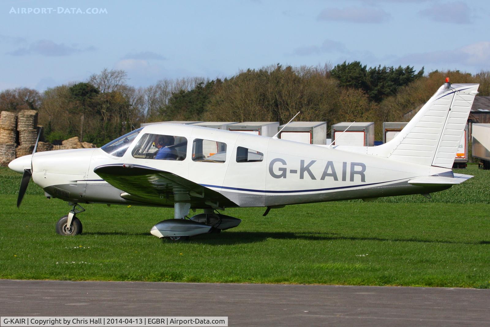 G-KAIR, 1978 Piper PA-28-181 Cherokee Archer II C/N 28-7990176, at Breighton's 'Early Bird' Fly-in 13/04/14