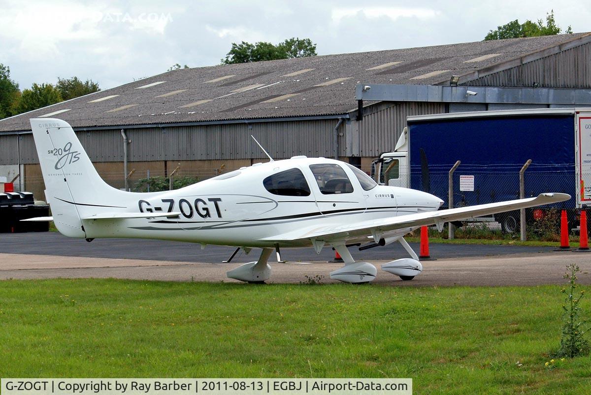 G-ZOGT, 2008 Cirrus SR20 GTS C/N 2010, Cirrus Design SR-20GTS [2010] Staverton~g 13/08/2011
