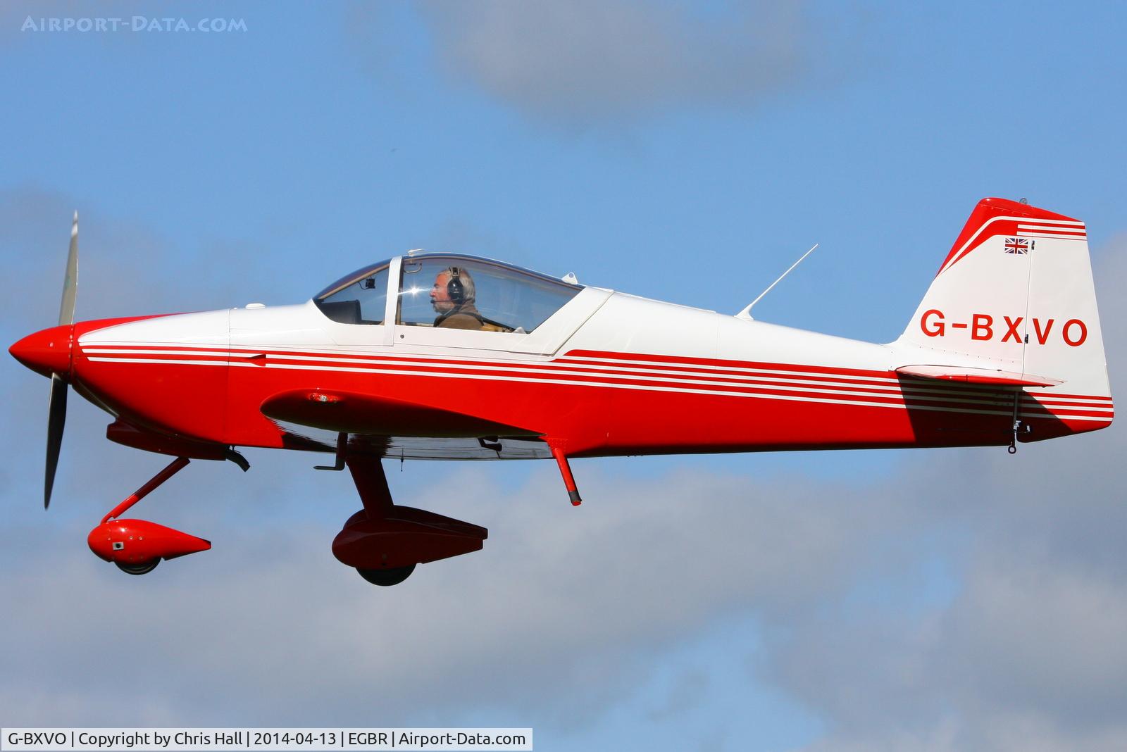 G-BXVO, 1999 Vans RV-6A C/N PFA 181-12575, at Breighton's 'Early Bird' Fly-in 13/04/14