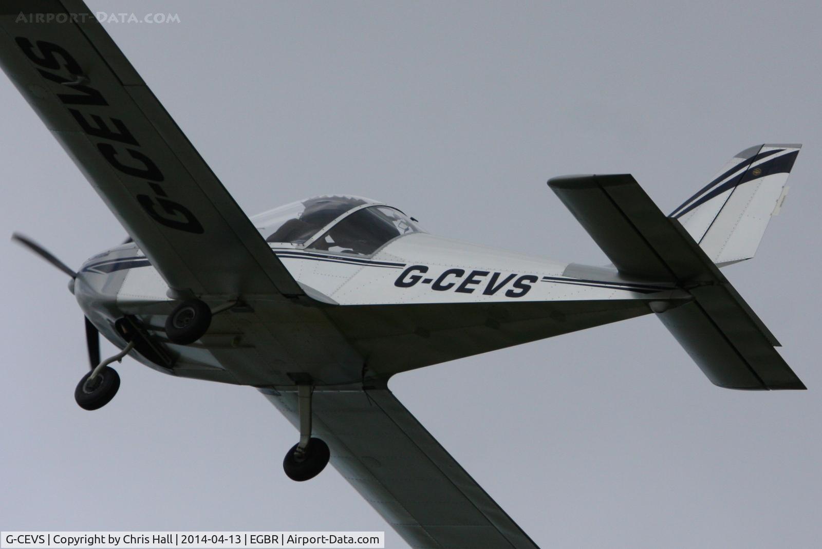 G-CEVS, 2007 Cosmik EV-97 TeamEurostar UK C/N 3102, at Breighton's 'Early Bird' Fly-in 13/04/14