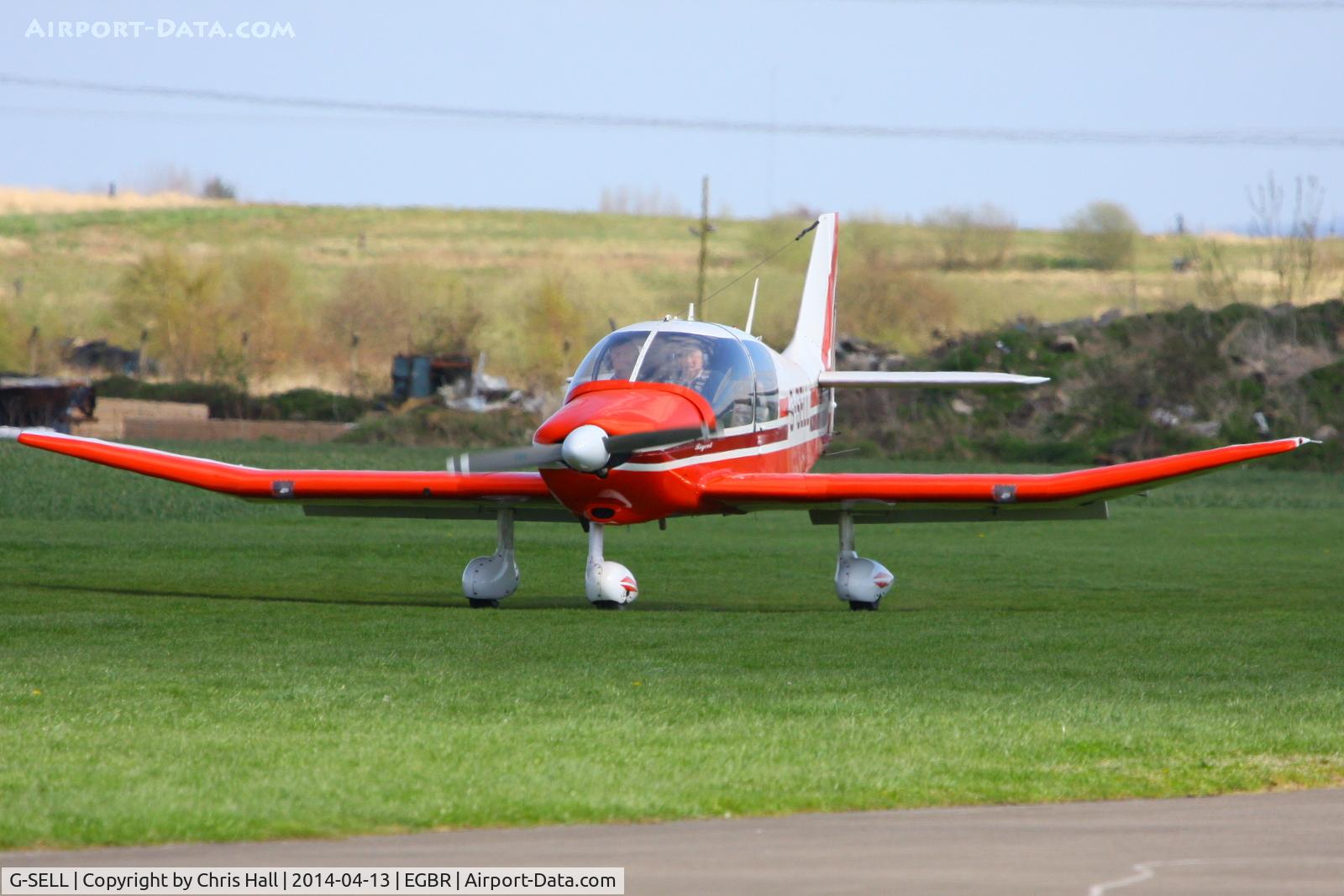 G-SELL, 1976 Robin DR-400-180 Regent Regent C/N 1153, at Breighton's 'Early Bird' Fly-in 13/04/14