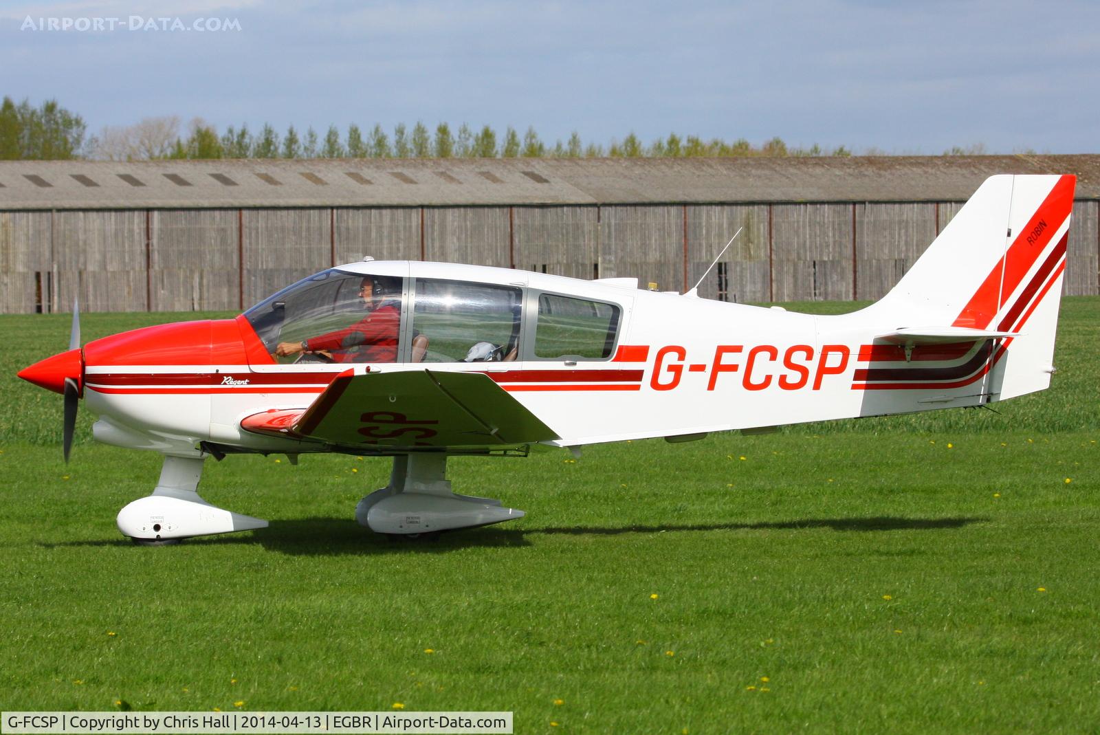 G-FCSP, 1990 Robin DR-400-180 Regent Regent C/N 2022, at Breighton's 'Early Bird' Fly-in 13/04/14