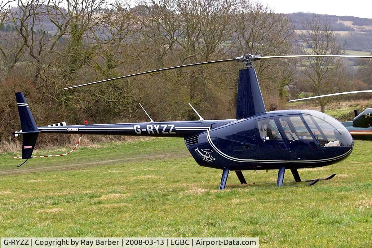 G-RYZZ, 2006 Robinson R44 Raven II C/N 11418, Robinson R-44 Raven II [11418] (Rise Helicopters) Cheltenham Racecourse~G 13/03/2008