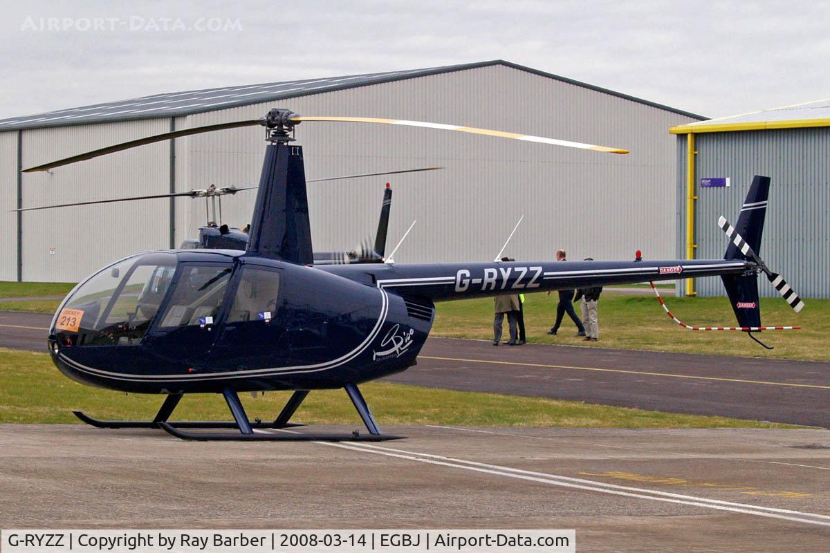G-RYZZ, 2006 Robinson R44 Raven II C/N 11418, Robinson R-44 Raven II [11418] (Rise Helicopters) Staverton~G 14/03/2008