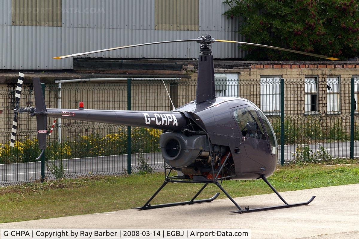 G-CHPA, 2003 Robinson R22 Beta II C/N 3442, Robinson R-22 Beta II [3442] (Rise Helicopters) Staverton~G 14/03/2008