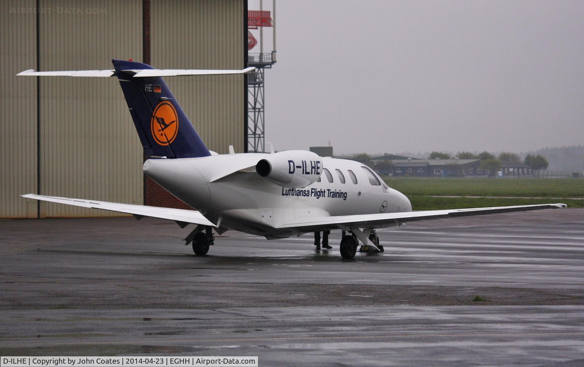 D-ILHE, 2008 Cessna 525 CitationJet CJ1+ C/N 525-0664, At Signatures in the rain