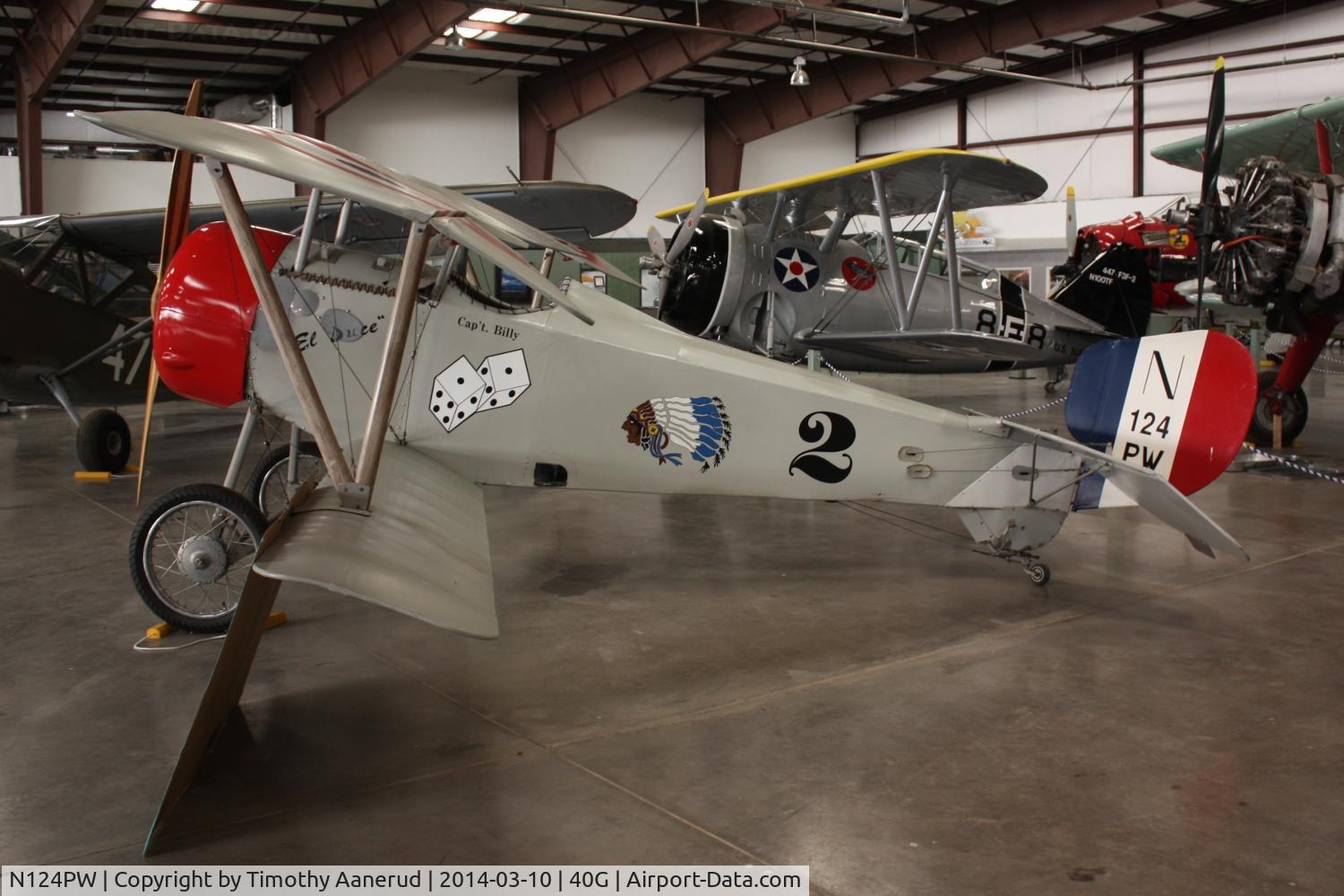 N124PW, 1998 Nieuport 17 Scout Replica C/N 621, 1998 Walker Billy NIEUPORT 17, c/n: 621
