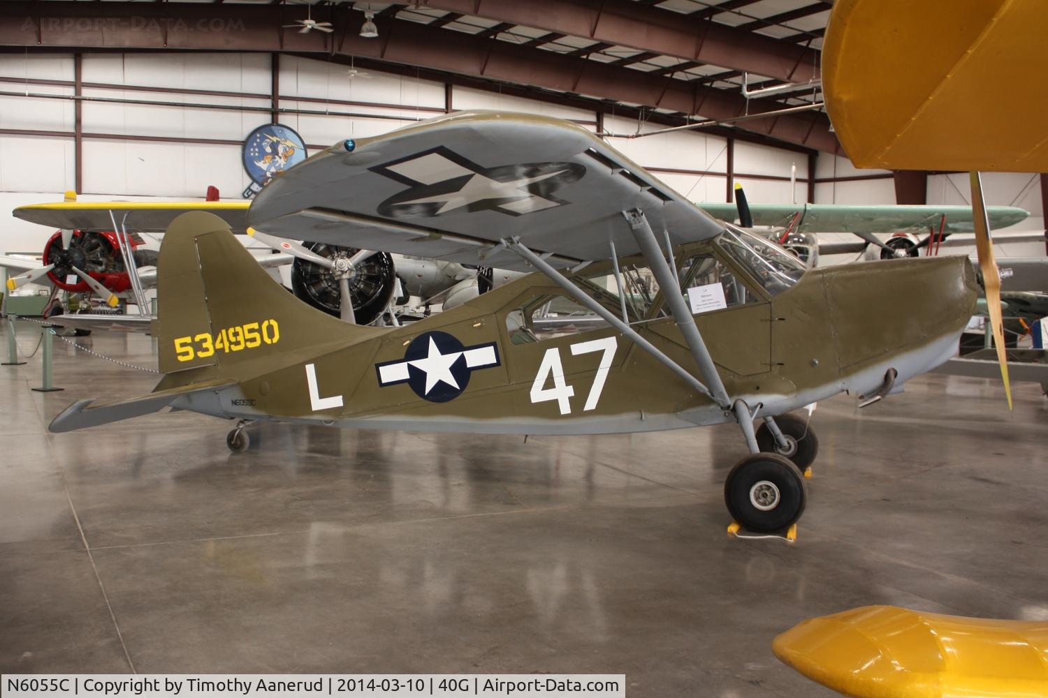 N6055C, 1945 Stinson U-19B (L-5G) C/N Not found 45-34950/N6055C, 1945 Stinson L-5G, c/n: 45-34950