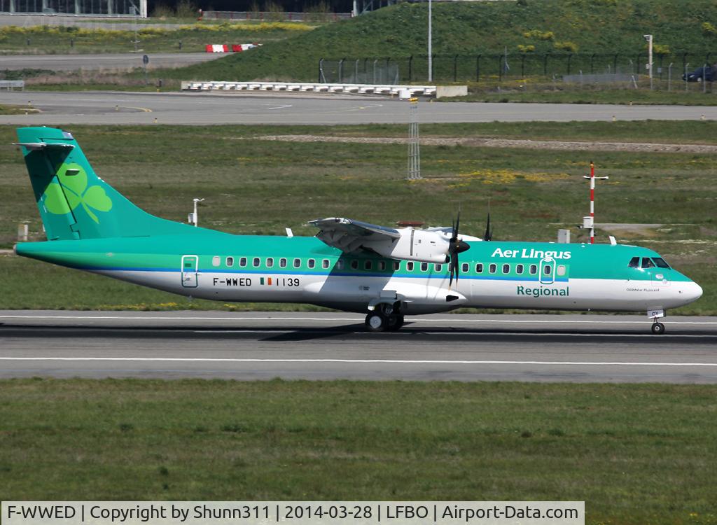 F-WWED, 2014 ATR 72-600 C/N 1139, C/n 1139 - To be EI-FCY