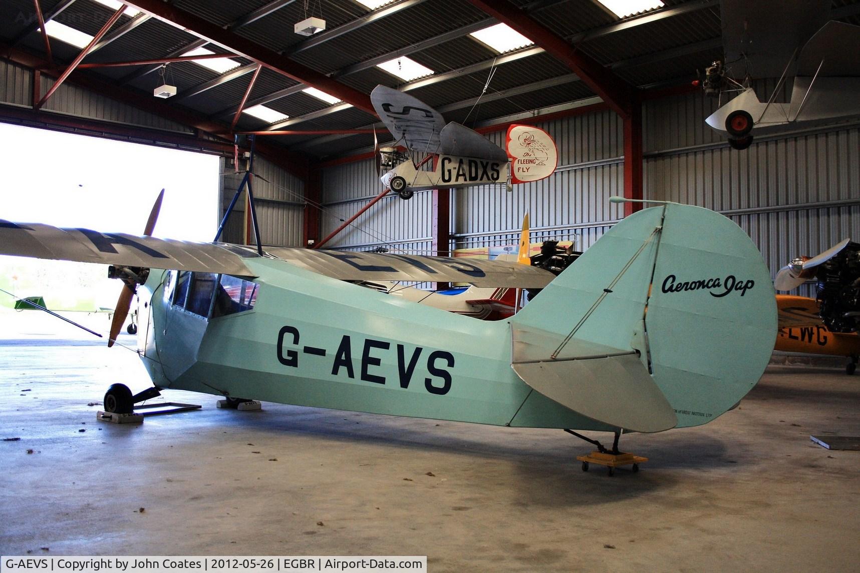 G-AEVS, 1937 Aeronca 100 C/N AB114, Resident