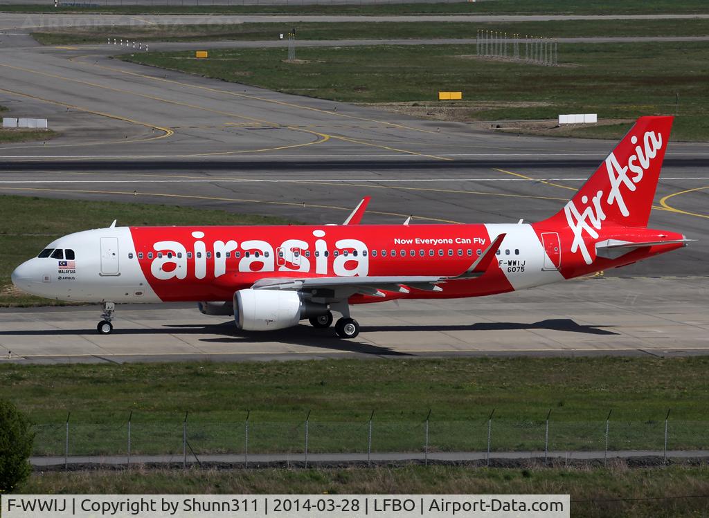 F-WWIJ, 2014 Airbus A320-216 C/N 6075, C/n 6075 - To be 9M-AJI