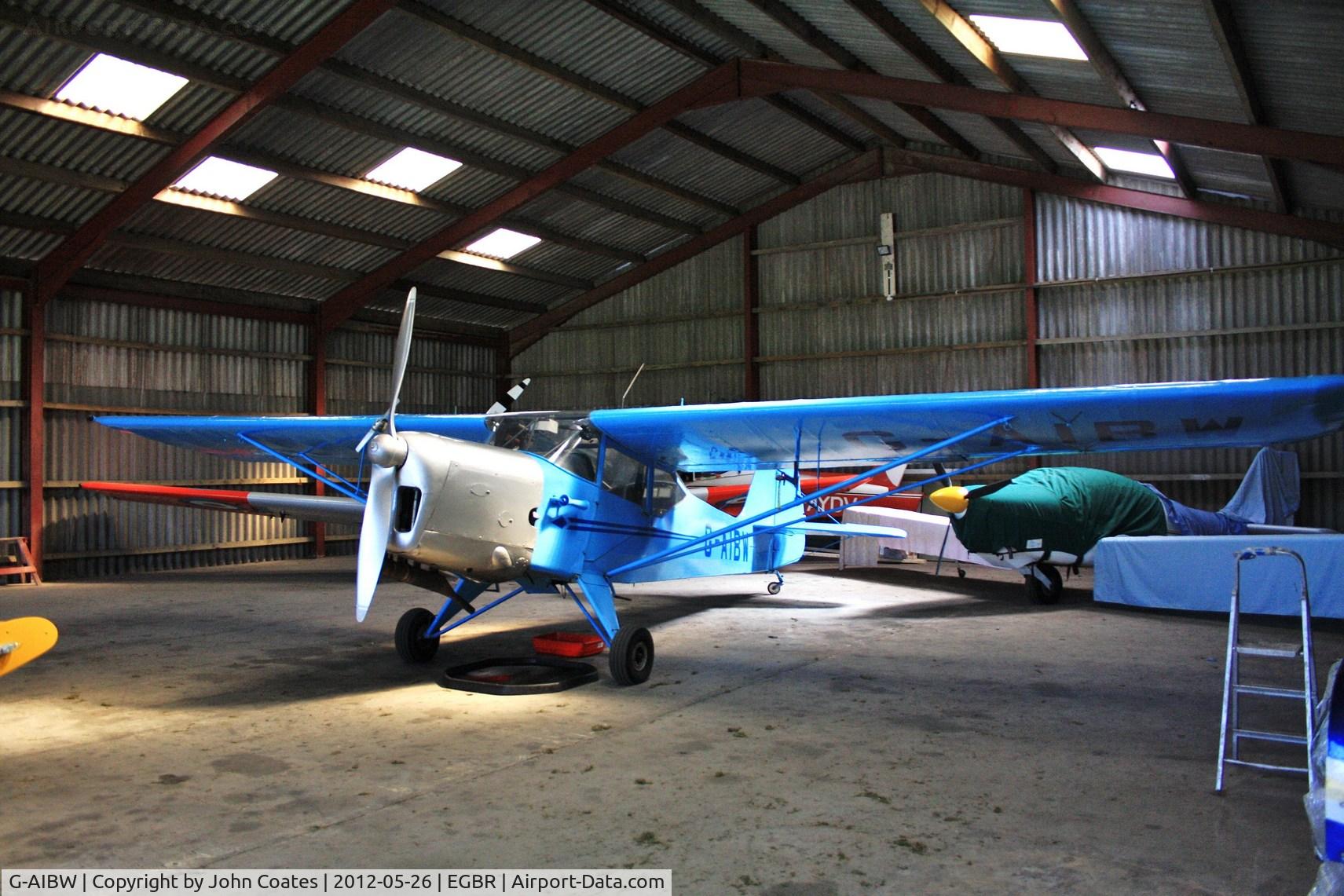 G-AIBW, 1946 Auster J-1N Alpha C/N 2158, Hangared