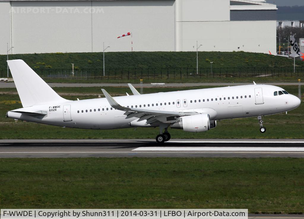 F-WWDE, 2014 Airbus A320-214 C/N 6026, C/n 6026 - To be B-1866 for Zheijiang Loong Air - LAN Airlines ntu