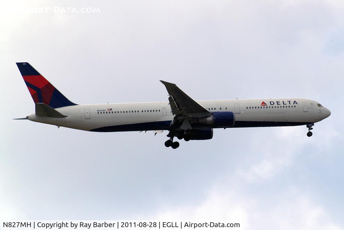 N827MH, 2001 Boeing 767-432/ER C/N 29705, N827MH   Boeing 767-432ER [29705] (Delta Air Lines) Home~G 28/08/2011. On approach 27L.