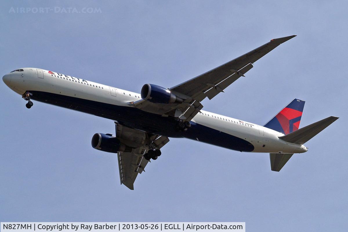 N827MH, 2001 Boeing 767-432/ER C/N 29705, Boeing 767-432ER [29705] (Delta Air Lines) Home~G 26/05/2013. On approach 27R.