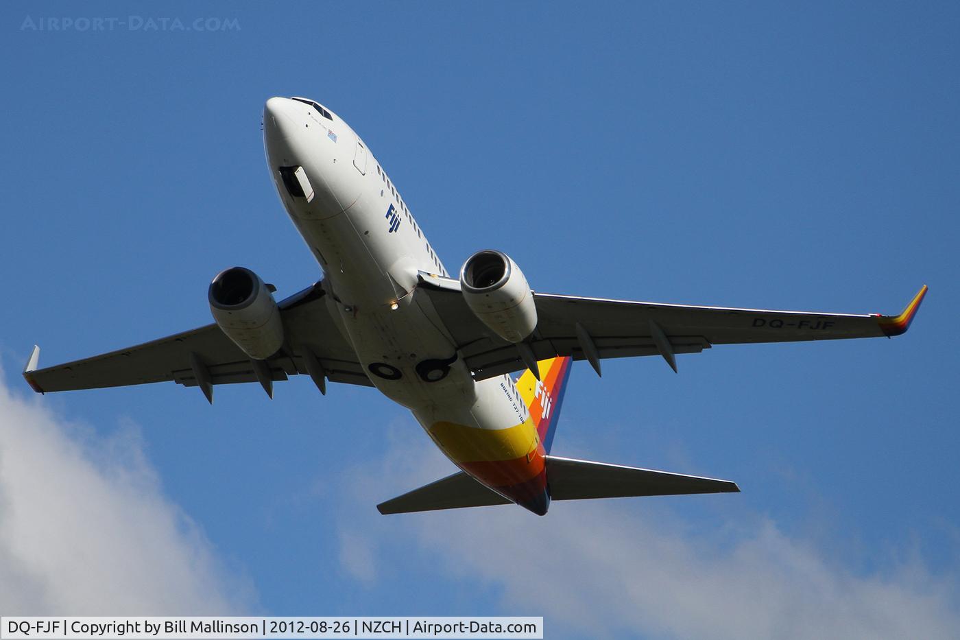 DQ-FJF, 1998 Boeing 737-7X2 C/N 28878, away home to NAN
