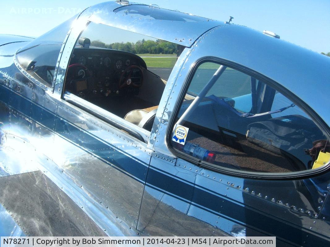 N78271, 1946 Globe GC-1B Swift C/N 2271, On the ramp at Lebanon, TN
