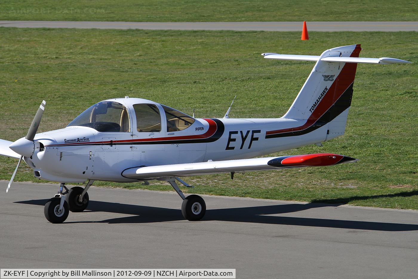 ZK-EYF, 1978 Piper PA-38-112 Tomahawk C/N 38-79A0094, parked up