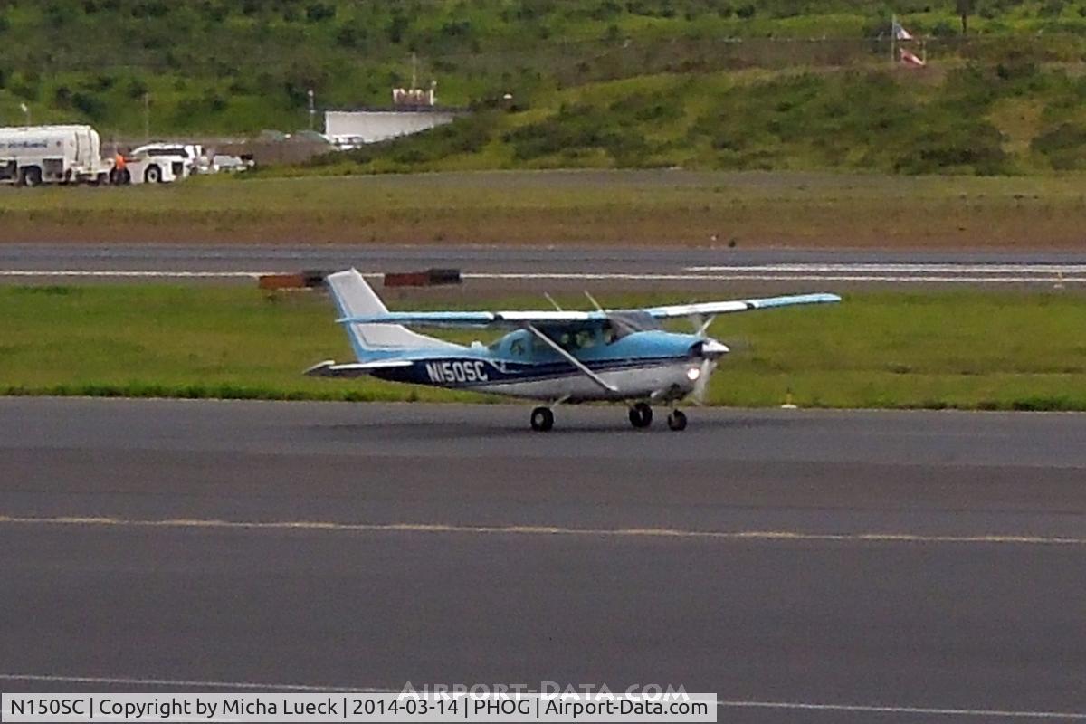 N150SC, 1973 Cessna TU206F Turbo Stationair C/N U20601958, At Maui