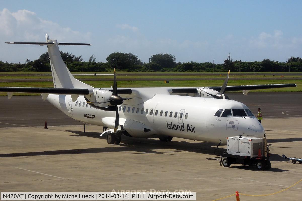 N420AT, 1994 ATR 72-212 C/N 420, At Lihue