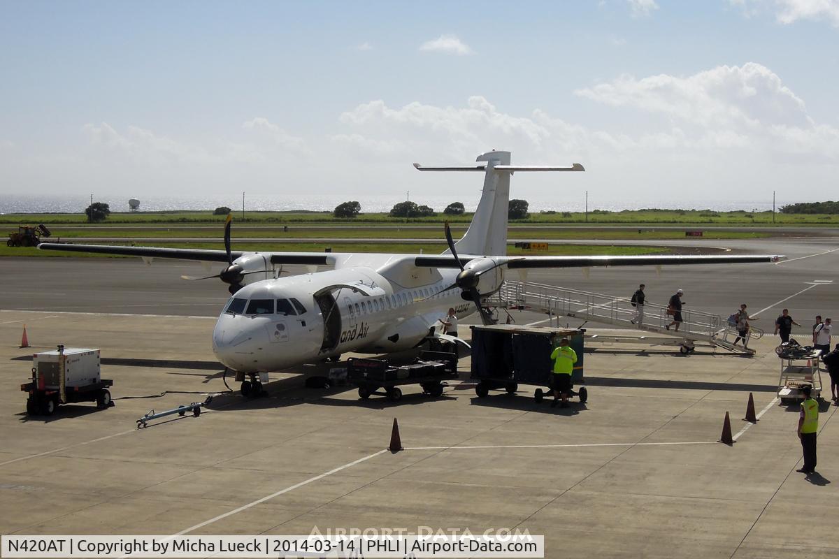 N420AT, 1994 ATR 72-212 C/N 420, At Lihue