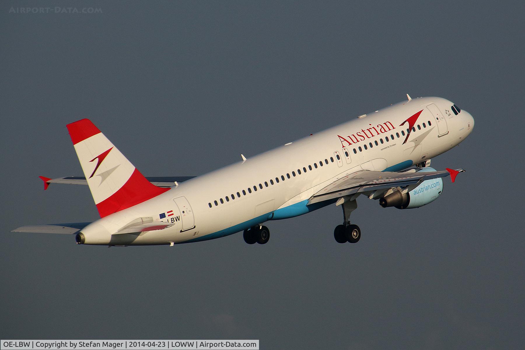 OE-LBW, 2001 Airbus A320-214 C/N 1678, Austrian A320 @ VIE