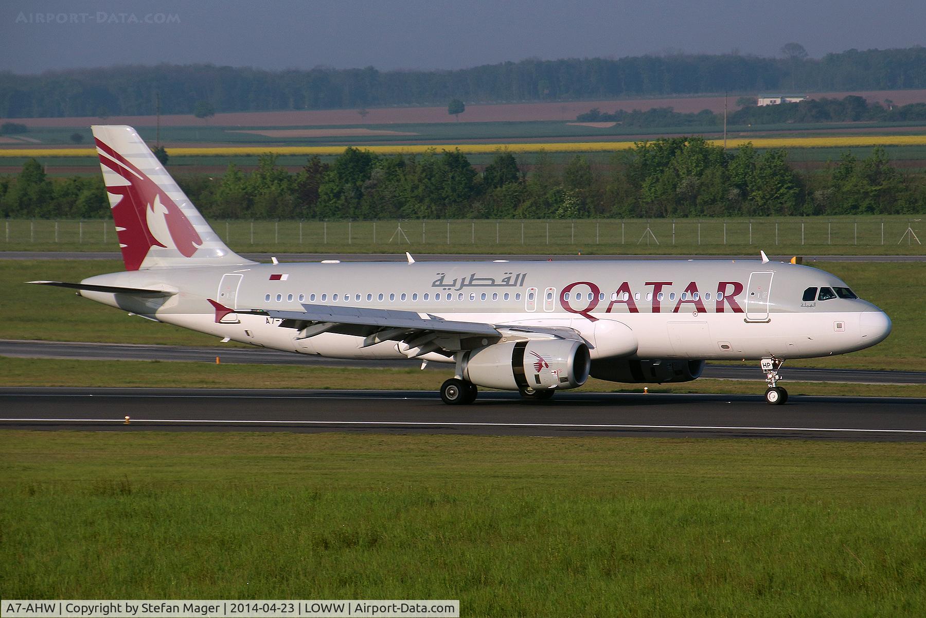 A7-AHW, 2012 Airbus A320-232 C/N 5217, Qatar Airbus A320 @ VIE