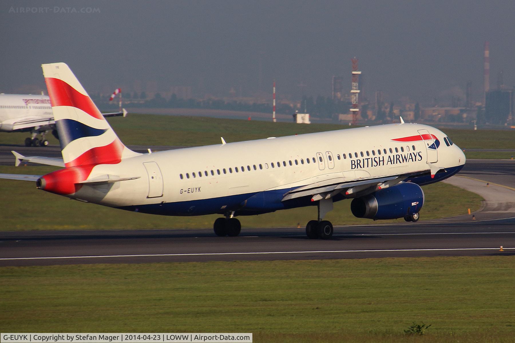 G-EUYK, 2010 Airbus A320-232 C/N 4551, British Airways Airbus A320 @ VIE