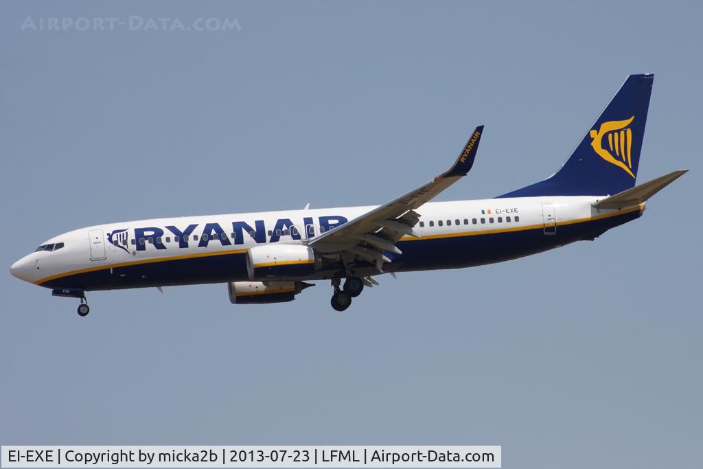 EI-EXE, 2012 Boeing 737-8AS C/N 40321, Landing