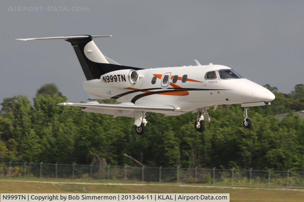 N999TN, 2012 Embraer EMB-500 Phenom 100 C/N 50000270, Arriving at Lakeland during Sun N Fun 2013.