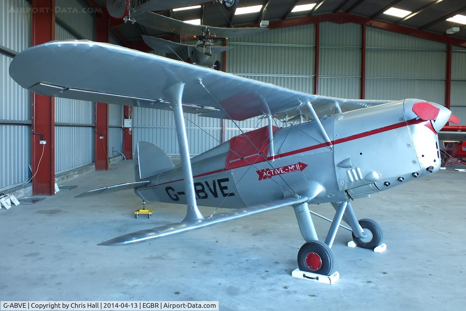 G-ABVE, 1932 Arrow Active 2 C/N 2, at Breighton's 'Early Bird' Fly-in 13/04/14
