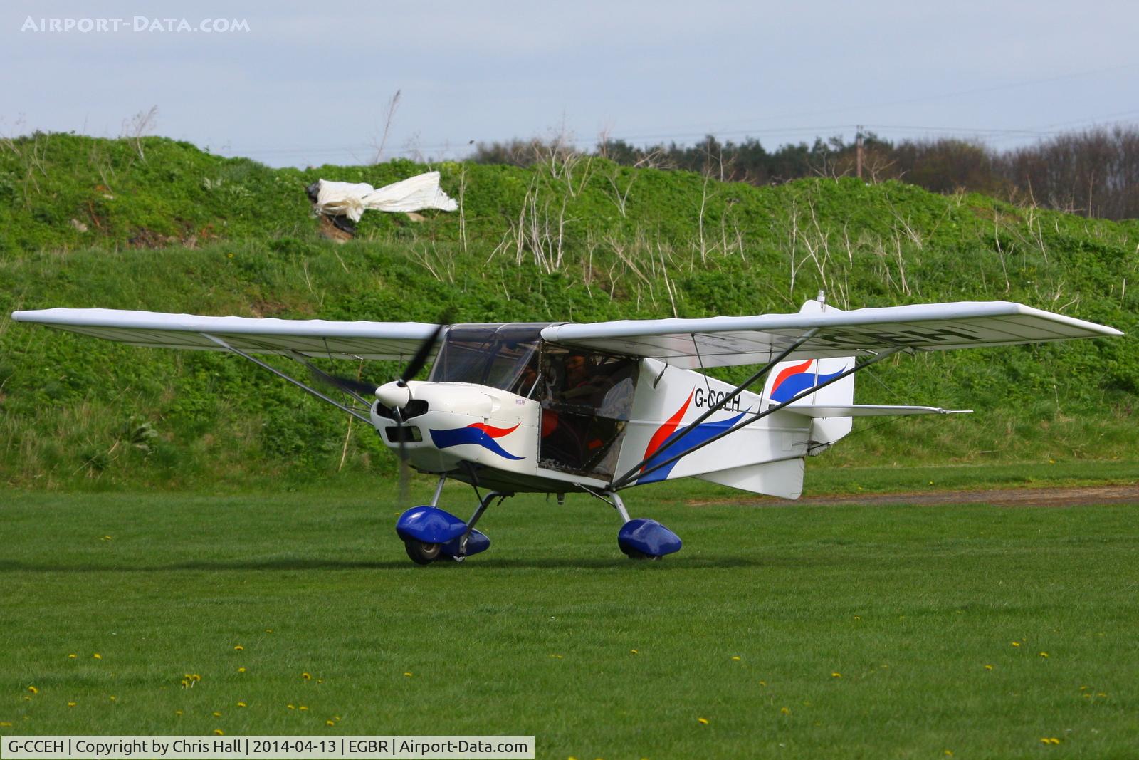 G-CCEH, 2003 Best Off Skyranger 912(2) C/N BMAA/HB/267, at Breighton's 'Early Bird' Fly-in 13/04/14