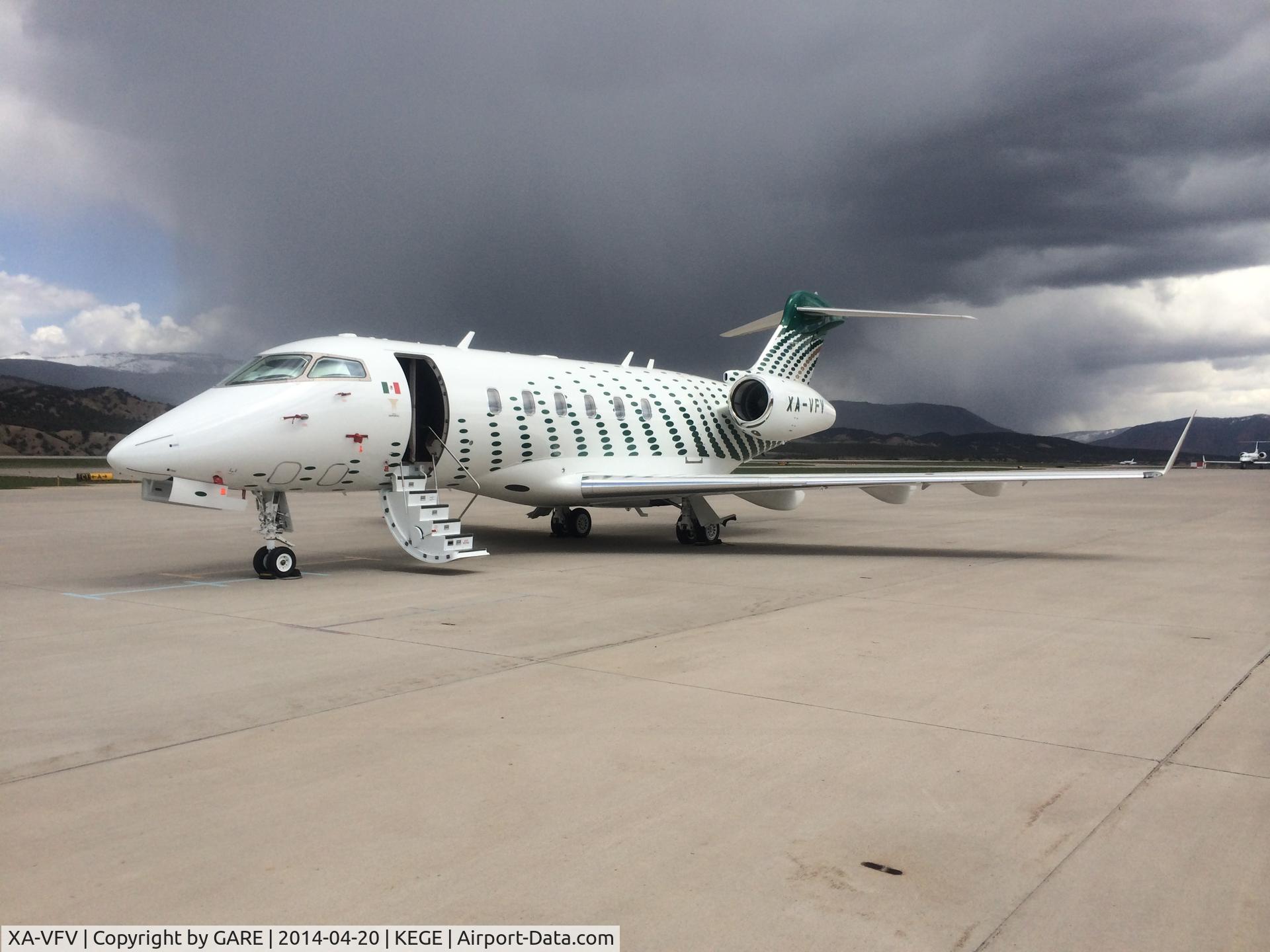 XA-VFV, Bombardier Challenger 300 (BD-100-1A10) C/N 20427, DOING WELL