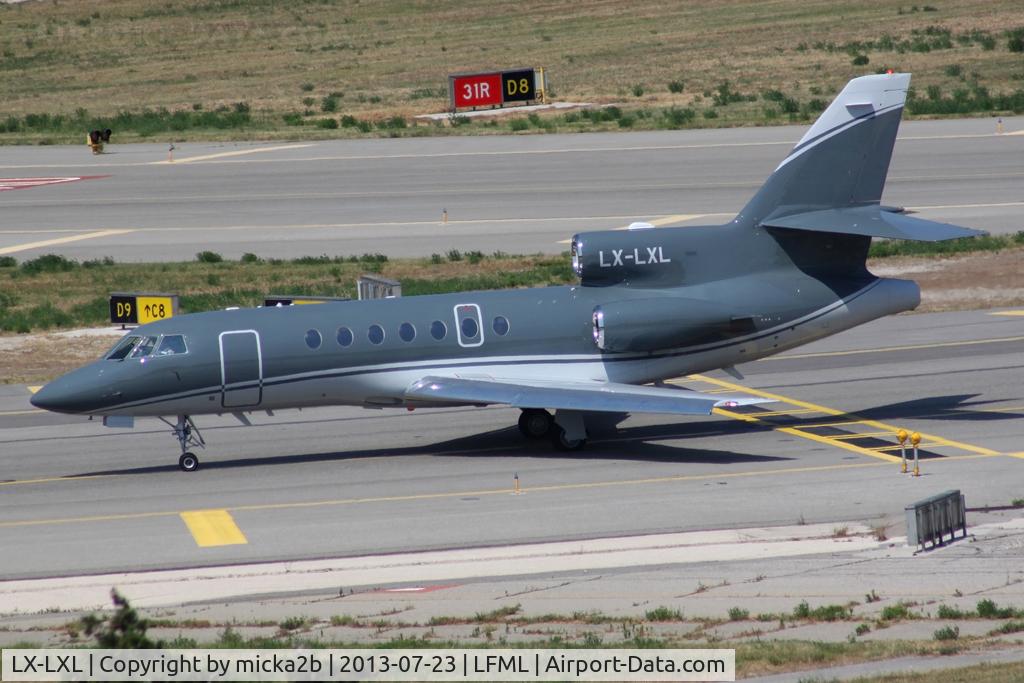 LX-LXL, 2001 Dassault Falcon 50EX C/N 315, Taxiing