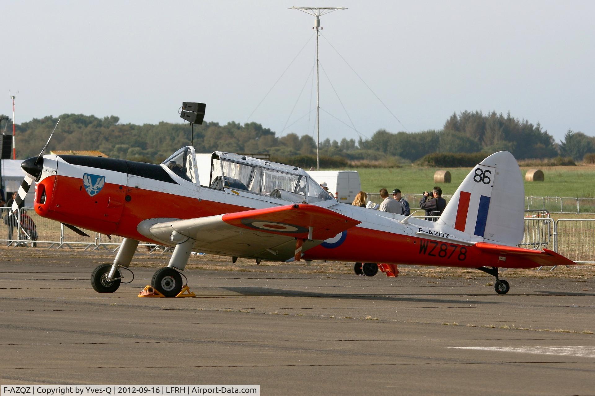 F-AZQZ, 1953 De Havilland DHC-1 Chipmunk T.10 C/N C1/0916, De Havilland DHC-1 Chipmunk T.10, Static display,  Lann Bihoué Naval Air Base (LFRH-LRT) Open day 2012
