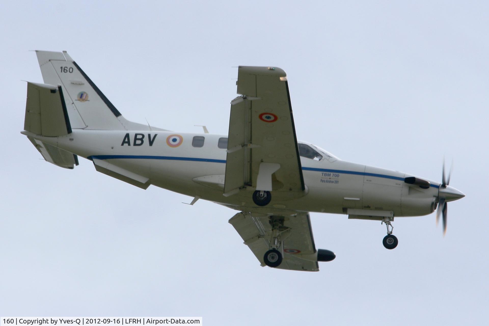 160, 2000 Socata TBM-700 C/N 160, French Army Socata TBM-700, Solo display, Lann Bihoué Air Base (LFRH-LRT) open day 2012
