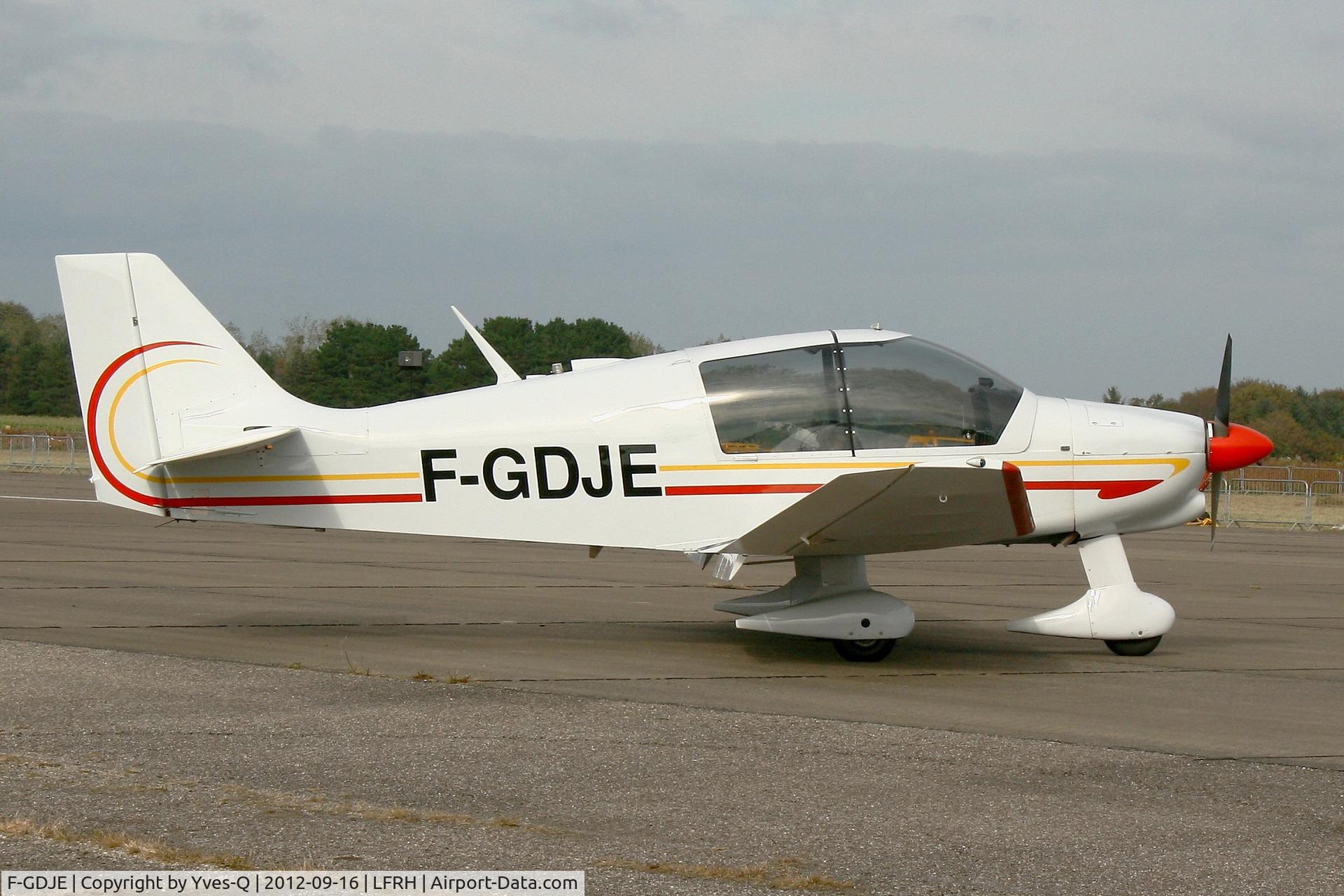 F-GDJE, Robin DR-400-120 C/N 1527, Robin DR-400-120, Lann Bihoué Air Base (LFRH-LRT) Open day 2012