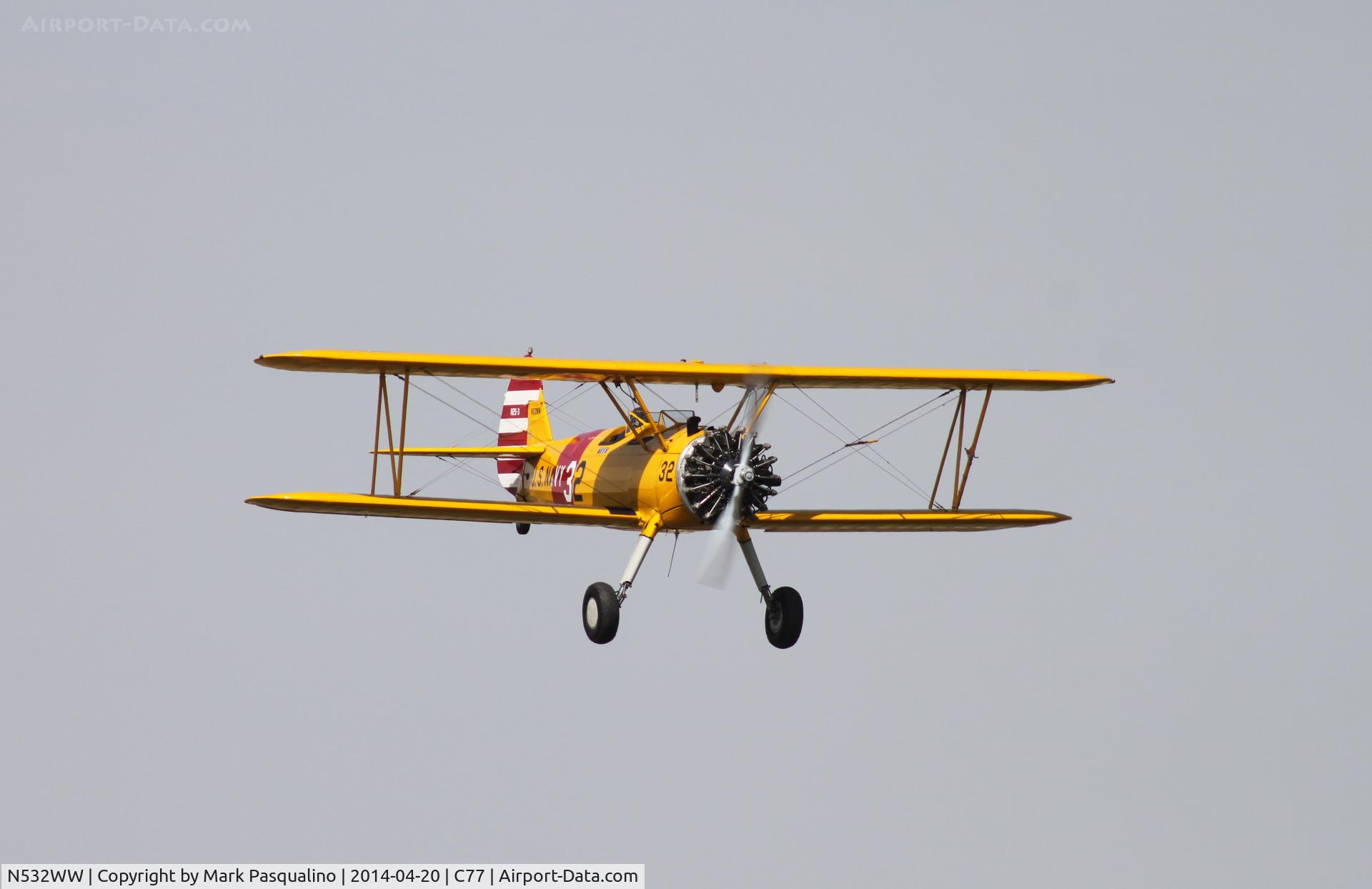 N532WW, 1941 Boeing A75N1(PT17) C/N 75-1486, Stearman