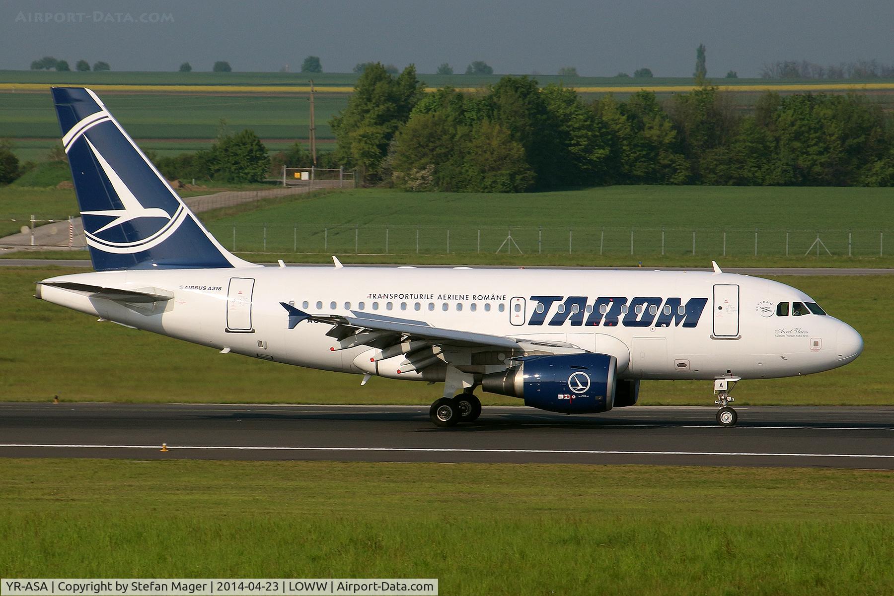YR-ASA, 2006 Airbus A318-111 C/N 2931, Tarom Airbus A318 @ VIE